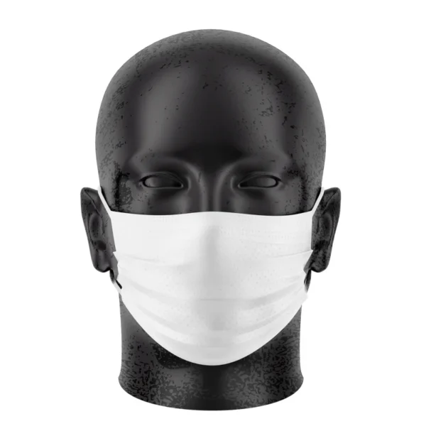 MASQUE DE PROTECTION REUTILISABLE SIMPLE BLANC