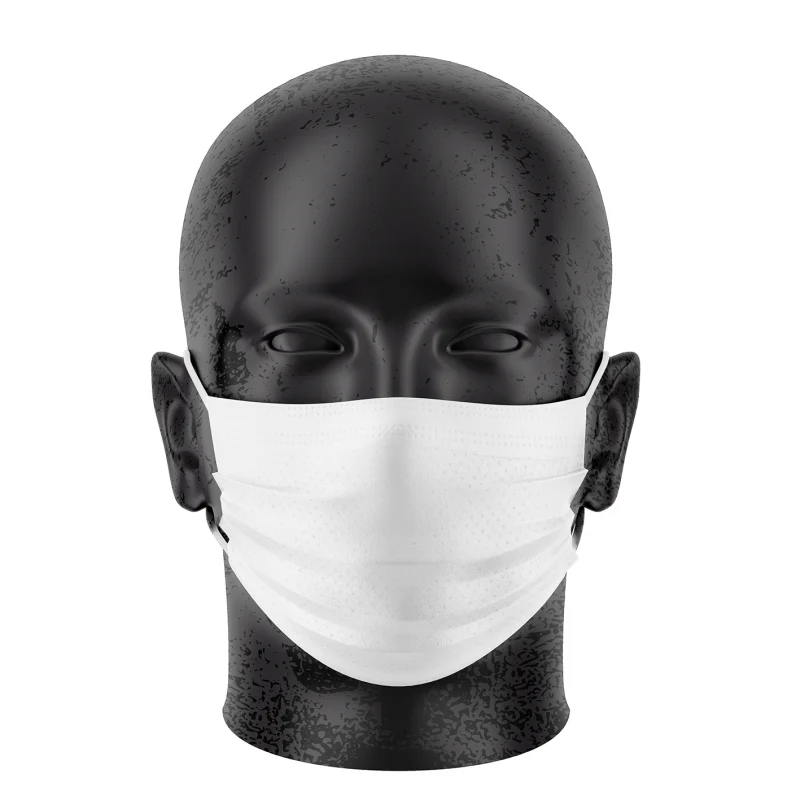 MASQUE DE PROTECTION REUTILISABLE SIMPLE BLANC - Image 1