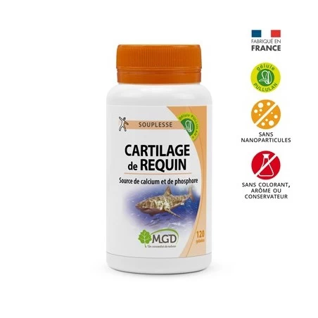 CARTILAGE DE REQUIN 120 GELULES 400 MG MGD