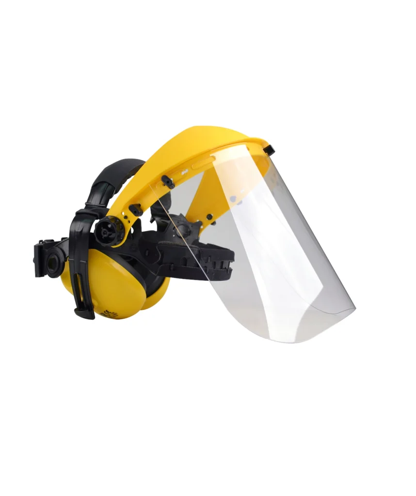 VISIERE DE PROTECTION FACIAL JAUNE /NOIRE