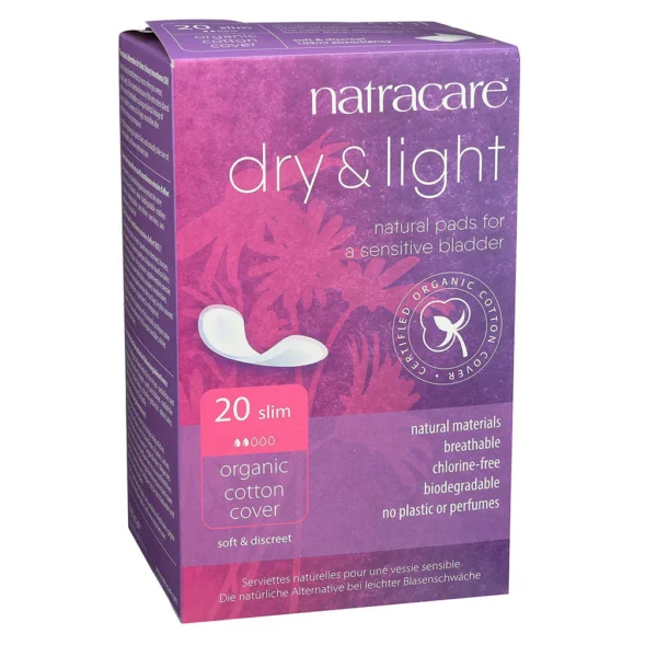 SERVIETTE NATRACARE DRAY ET LIGHT 20 U