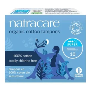 TAMPONS NATRACARE SANS APLLICATEUR REGULIER 10