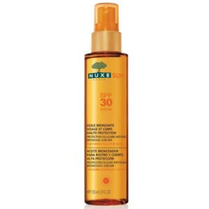 NUXE SUN ECRAN HUILE BRONZANTE SPF 30 VISAGE & CORPS 150 ML