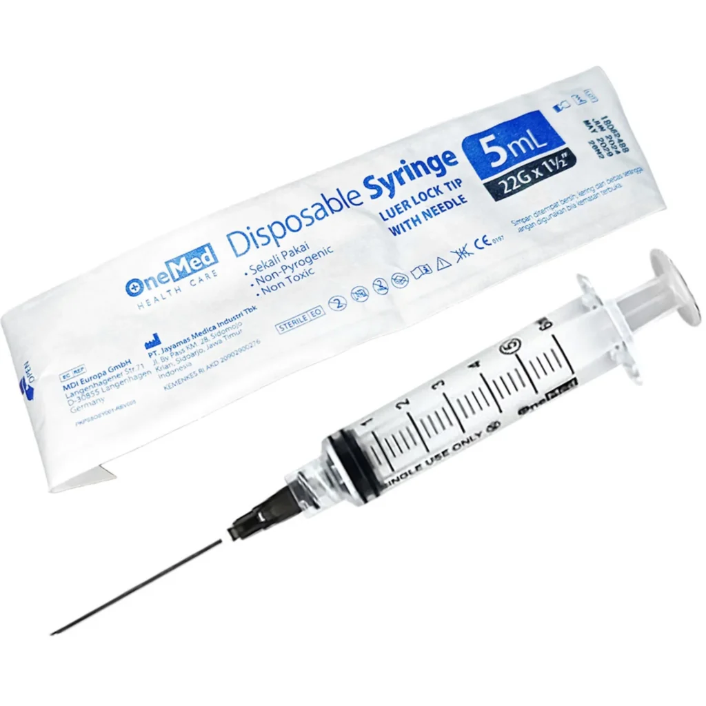 SERINGUE DISPOSABLE RR JETABLES 5 CC (COMED)