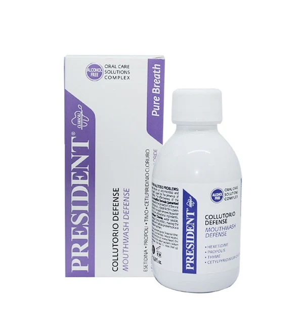 BAIN DE BOUCHE PRESIDENT DEFENSE 200 ML
