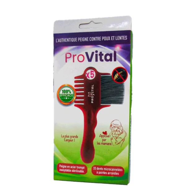 PEIGNE AUTHENTIQUE CONTRE POUX ET LENTE PROVITAL