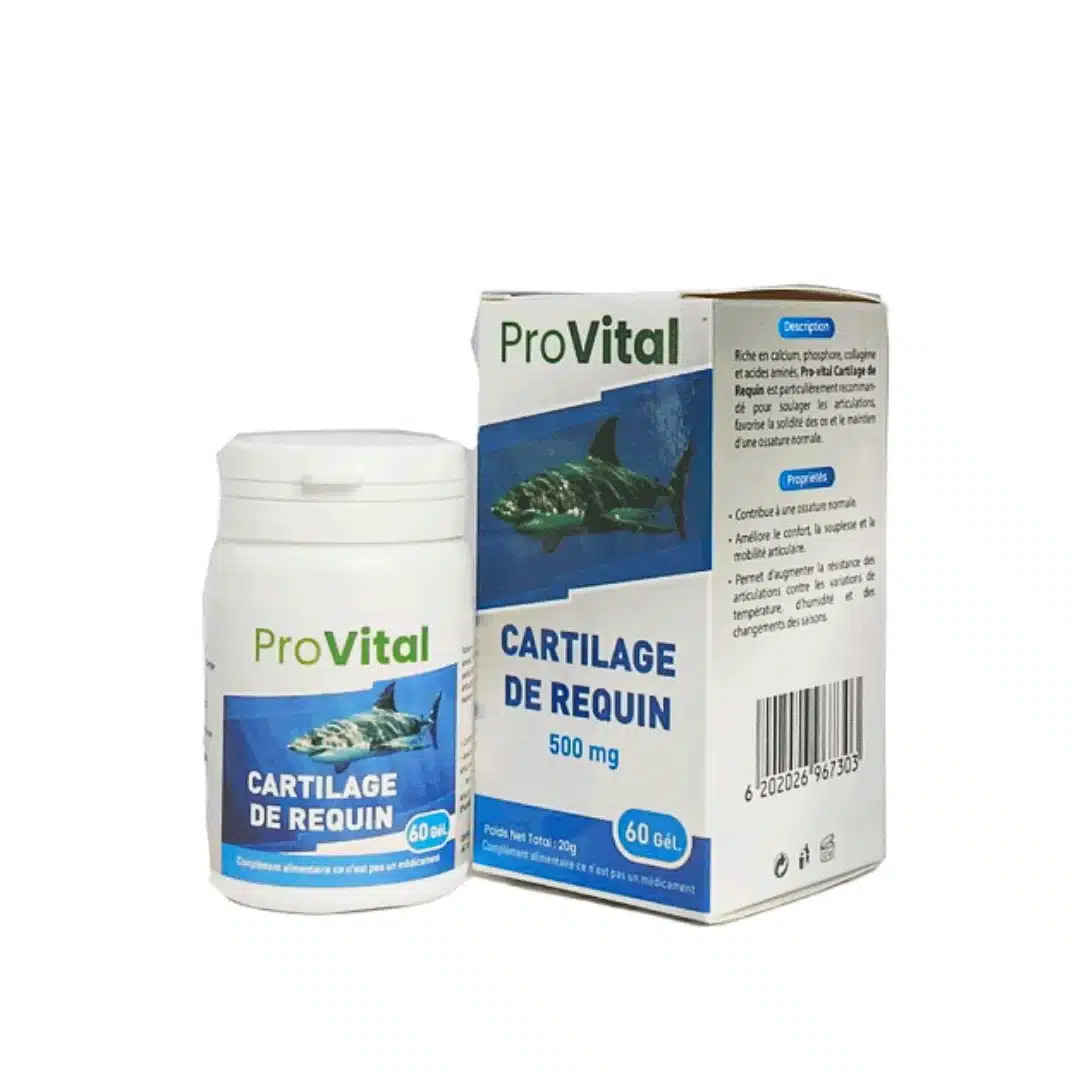 CARTILAGE DE REQUIN 60 GELULES PROVITAL - Image 1