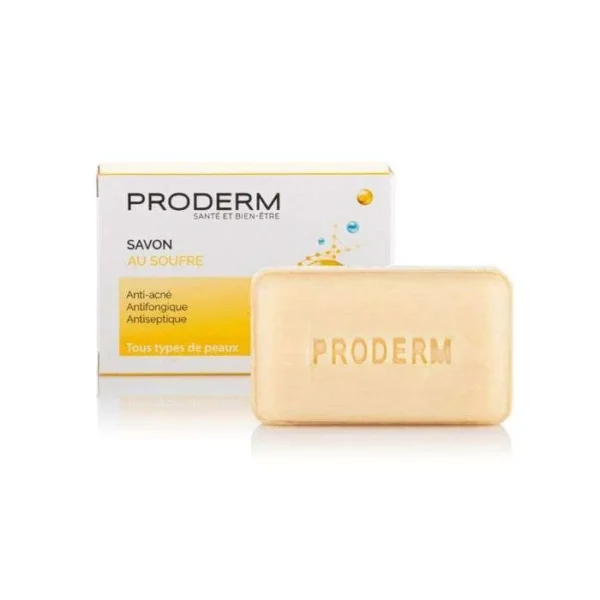 PRODERM SAVON DERMATOLOGIQUE AU SOUFRE 90 GR (KOUBRIT)