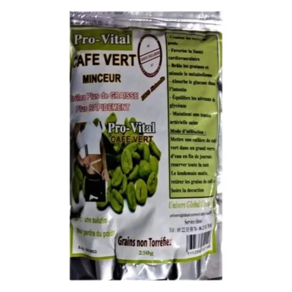CAFE VERT MINCEUR 250 GR PROVITAL