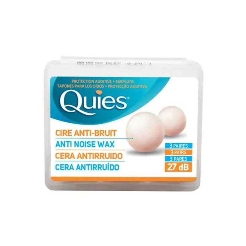 BOULES QUIES EN CIRE PM X 3 PAIRES - Image 1