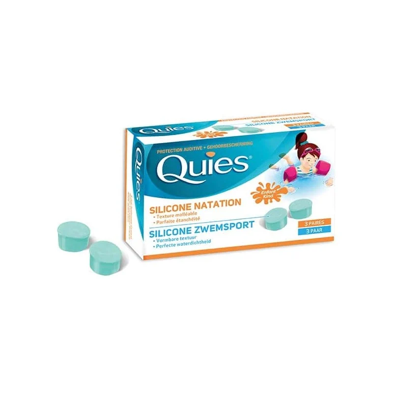 BOULES QUIES SILICONE ENFANT NATATION - Image 1