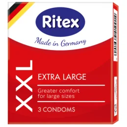 PRESERVATIFS RITEX XXL EXTRA LARGE X 3