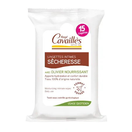ROGE CAVAILLES LINGETTES SPECIALE SECHRESSE 15 U