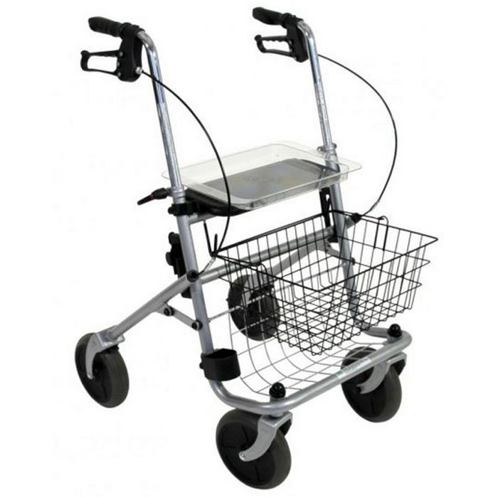 ROLATEUR 4 ROUES AVEC PANIER - Image 1