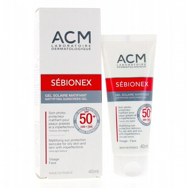 SEBIONEX GEL ECRAN MATIFIANT 40 ML