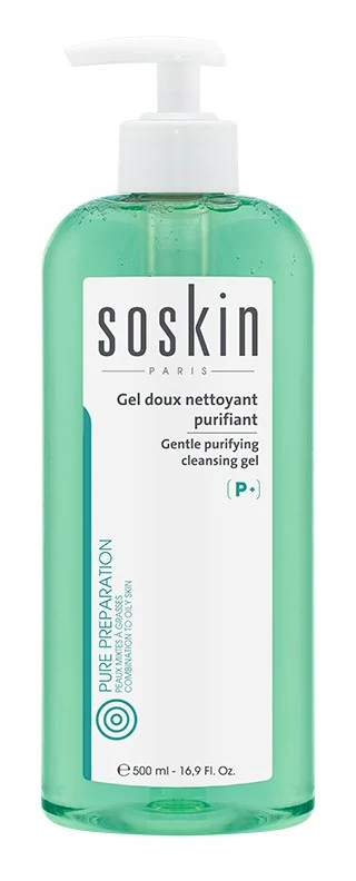 SOSKIN GEL NETTOYANT PURIFFIANT 500 ML GM
