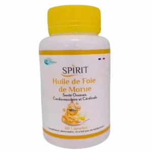 HUILE DE FOIE DE MORUE X 60 CAPSULES SPIRIT