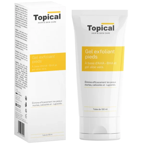 TOPICAL GEL EXFOLIANT PIED 100 ML