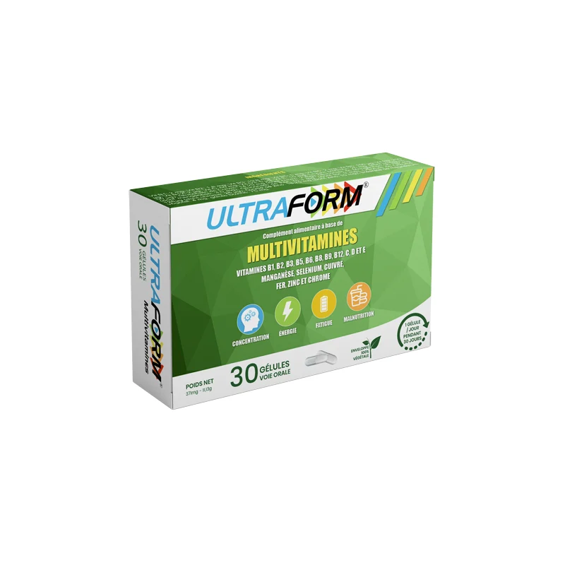 ULTRA FORM MULTIVITAMINES X 30 GELULES - Image 1