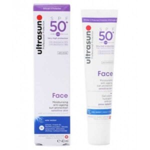 ULTRASUN 50+ VISAGE GEL SOLAIRE HYDRATANT ANTI AGE 40 ML