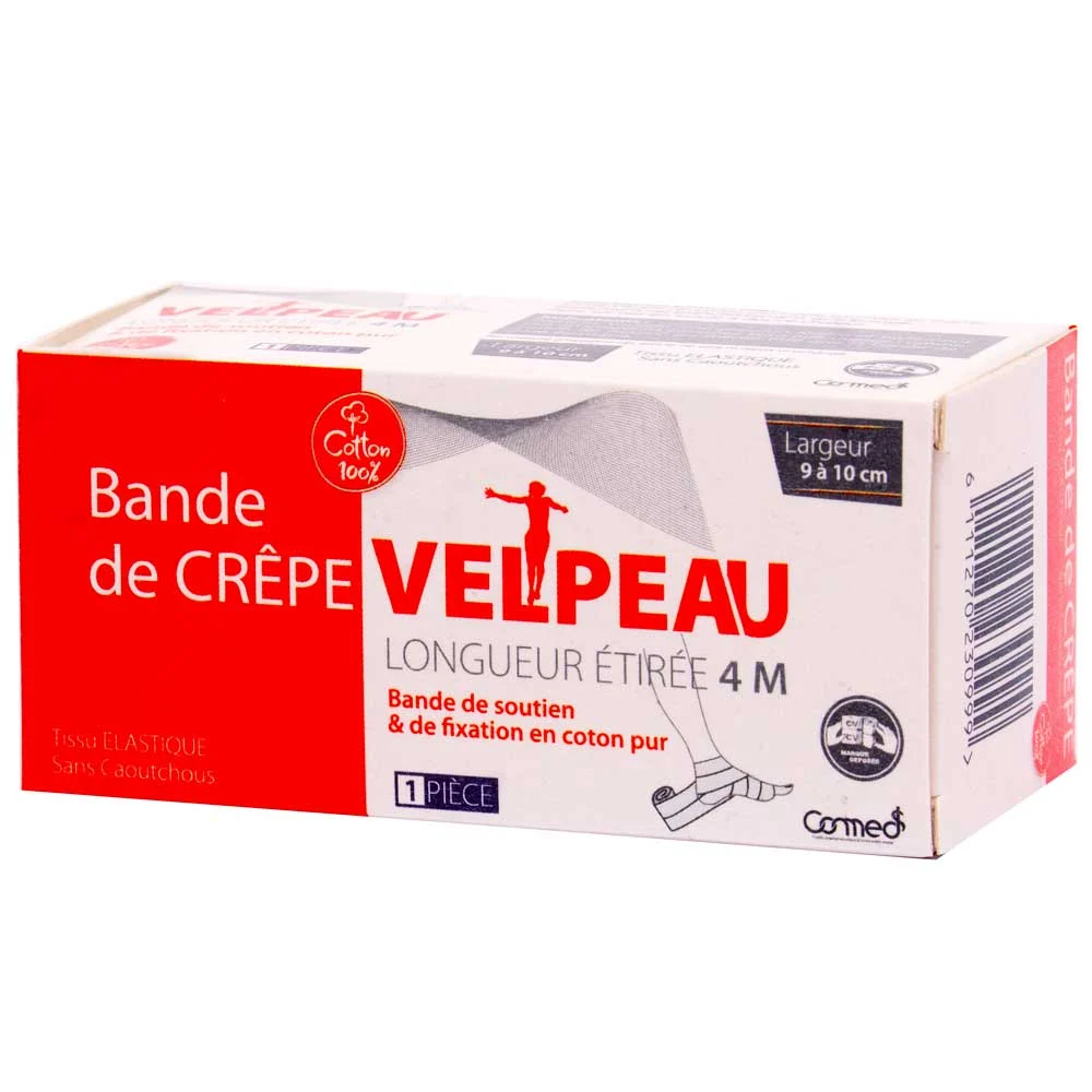 BANDE VELPEAU 4M X 15CM FILET ROUGE - Image 1