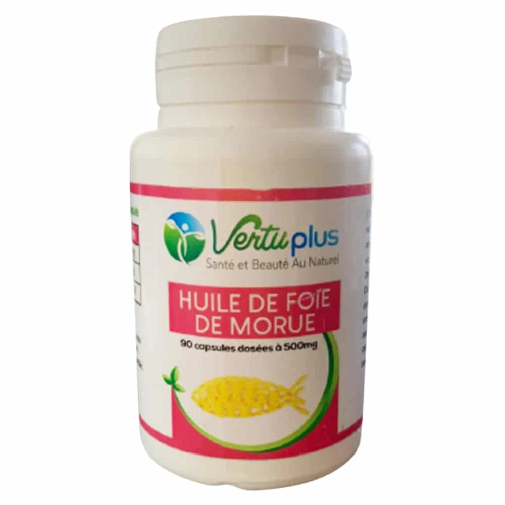 HUILE DE FOIS DE MORUE X 90 VERTUPLUS 500 MG - Image 1