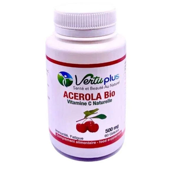 ACEROLA BIO 500 MG X 60 GELULES VERTUPLUS