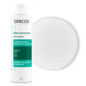 DERCOS SHP SEBO REGULATEUR OIL CORRECT CHEV GRAS 200 ML