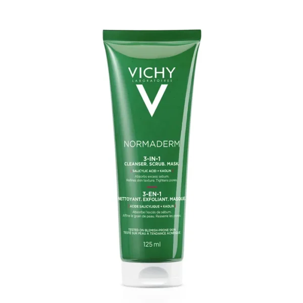 NORMADERM GEL NET 3 EN 1 EXFOLANT + NETTOYANT + MASQUE 125  ML