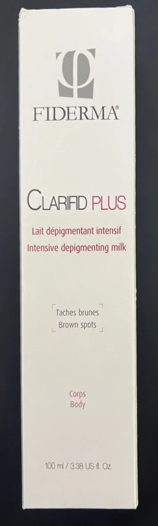 FIDERMA CLARIFED PLUS LAIT DEPIGMENTANT INTENSIF 100 ML