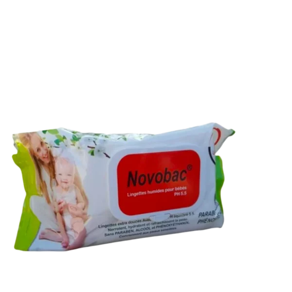 LINGETTES NOVOBAC X 56 UNITES