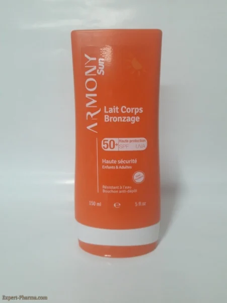 ARMONY SUN LAIT SPF50+CORPS DE BROZAGE 150 ML ENF&ADULTES