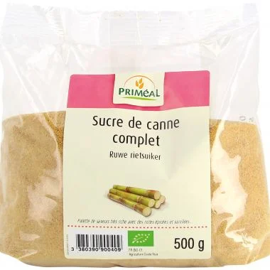 PRIMEAL SUCRE DE CANNE COMPLET 500 G (2145)