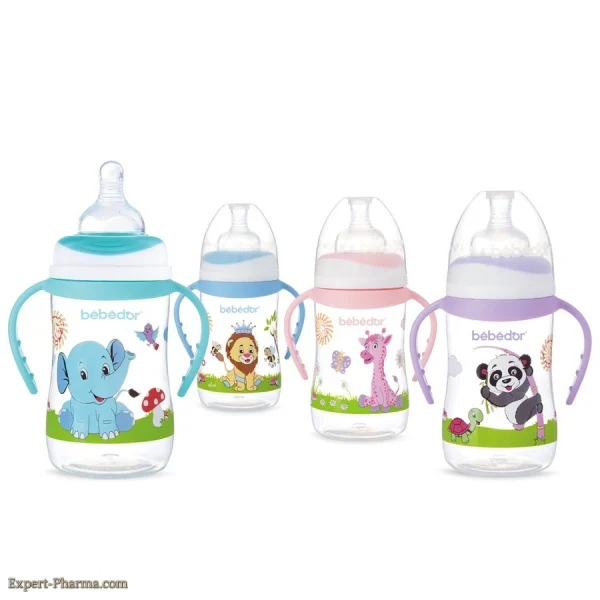 BEBEDOR BIBERON AVEC POIGNEE COL-LARGE 250 89322