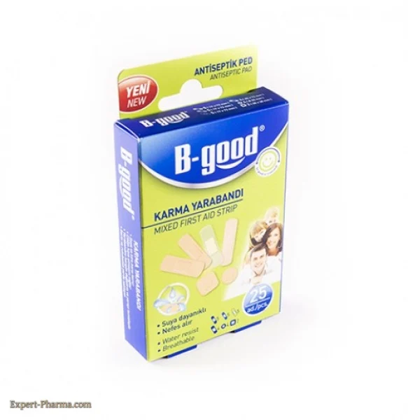 B GOOD PANSEMENT MIXTE X 25 UNITES B840