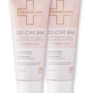 DERMEDEN DD CREME SPF 50 MEDIUM + MOUSSE NETTOYANT