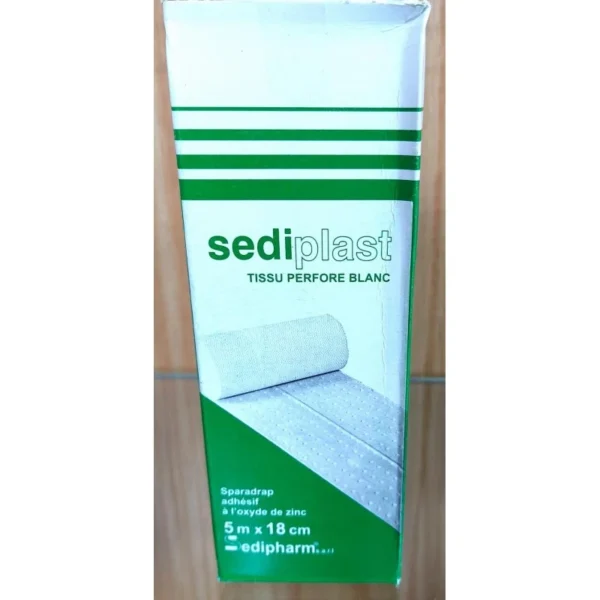 SEDIPLAST PERFORE 5M X 18 CM BLANC