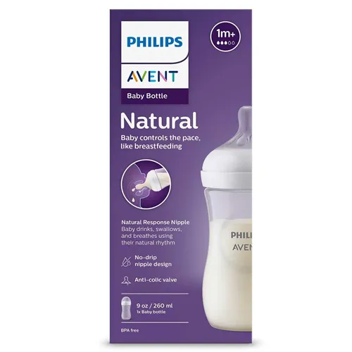 AVENT BIB NATURAL 3.0 TEAT 1M+ 260 ML 903/01