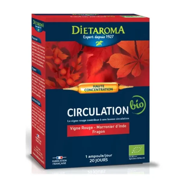 DIETAROMA CIRCULATION BIO SANGUINE AMPOULES