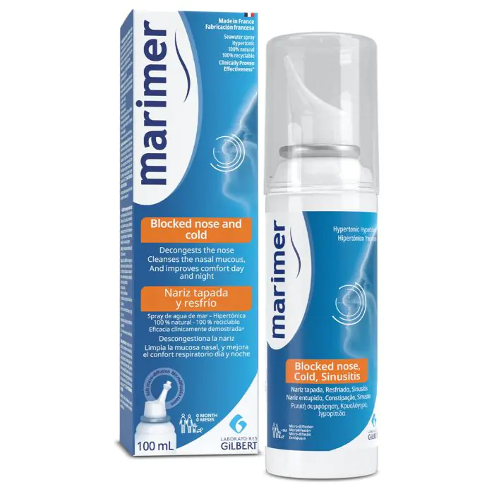 MARIMER HYPERTONIQUE ADULTE 100 ML RHUME RHINOPHARYNGITE - Image 1