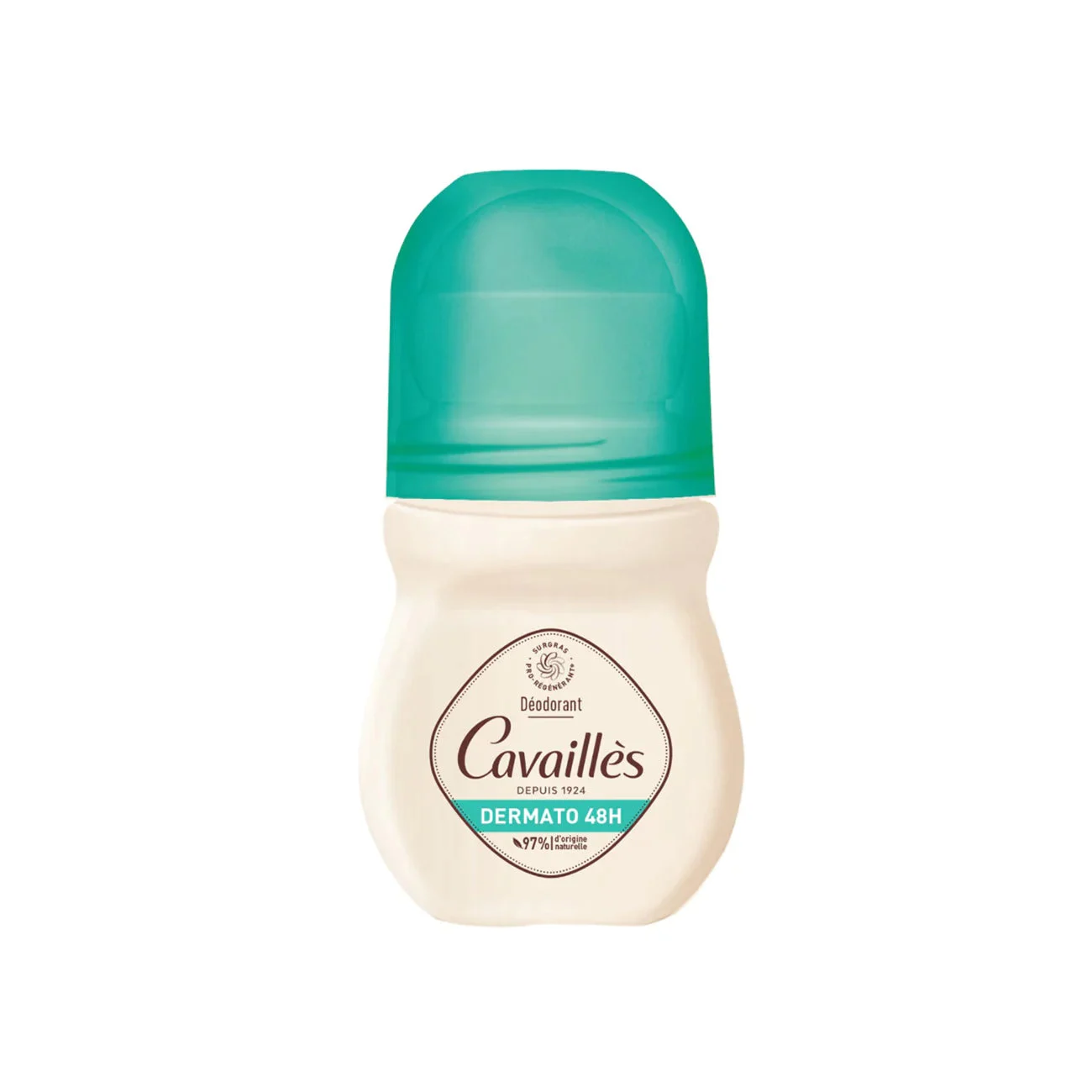 ROGE CAVAILLES DEO ROLL ON SOIN DERMATO  SS SEL ALUM 50 ML - Image 1