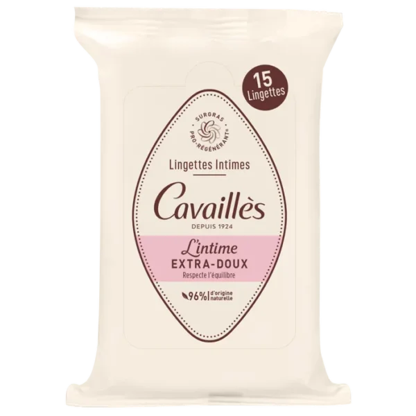 ROGE CAVAILLES LINGETTES EXTRA DOUCES 15 U