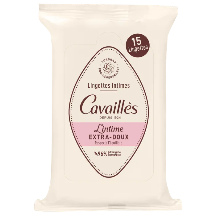 ROGE CAVAILLES LINGETTES EXTRA DOUCES 15 U - Image 1