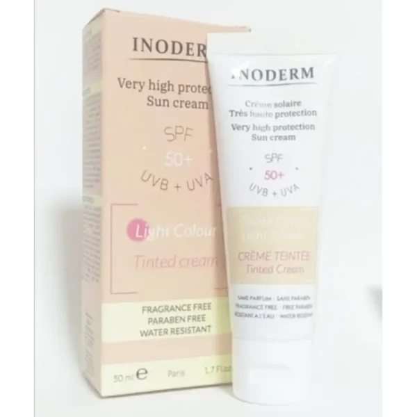 INODERM ECRAN TEINTE CLAIRE 50 ML