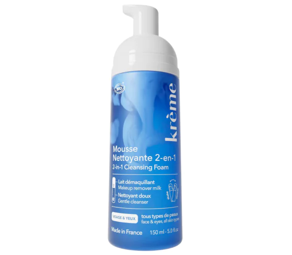 KREME MOUSSE NETTOYANTE TOUS TYPES DE PEAUX 150 ML