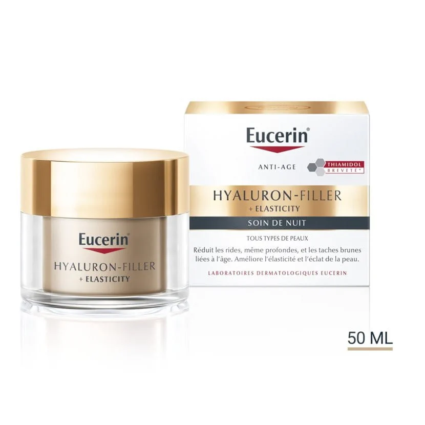 EUCERIN HYALURON FILLER + ELASTICITY NUIT 50 ML - Image 1