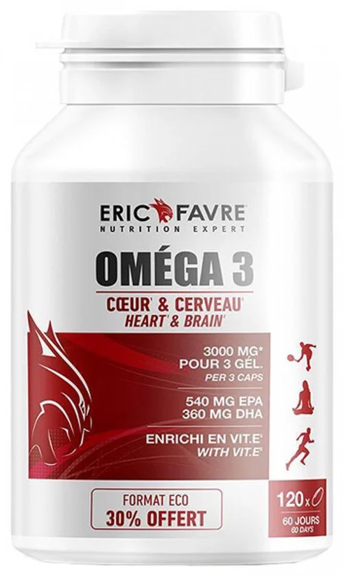 OMEGA 3 x 3000 GR X 120 CAPSULES ERIC FAVRE SANTE