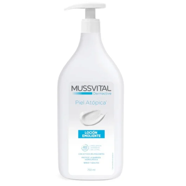 MUSSVITAL DERMACTIVE LOTION EMOLIENTE PEAU ATOPIQUE 750 ML