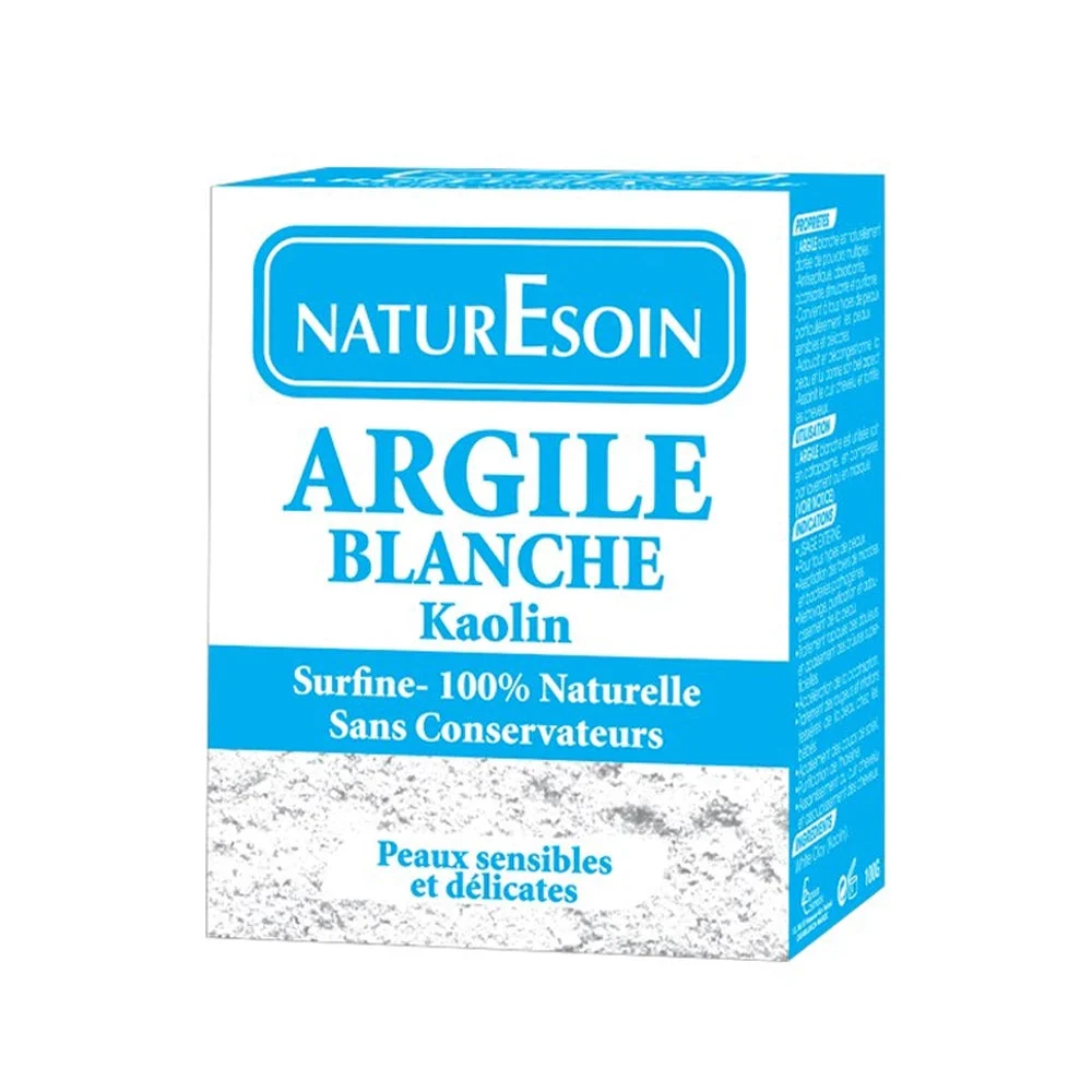 ARGILE BLANCHE SACHET 100 GR NATURESOIN - Image 1