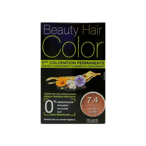BEAUTY HAIR COLOR 7.4 BLOND CUIVRE